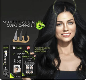 SHAMPOO PINTA CANAS MUSA NEGRO/BROWN CAJA DE 10UN sobres (ORIGINAL)